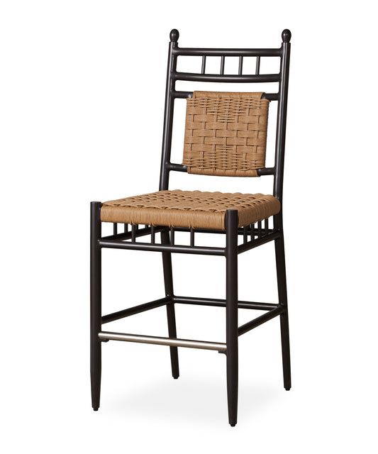 Lloyd Flanders Low Country Armless Bar Stool in Natural Finish