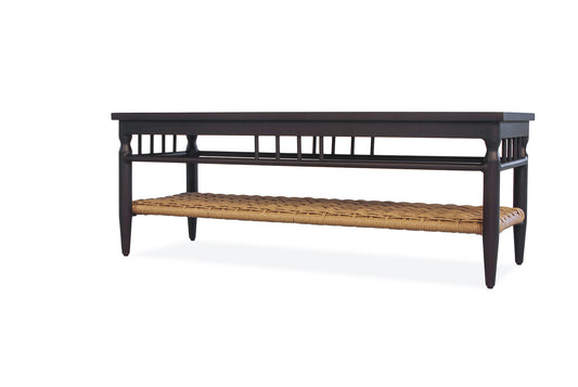 Lloyd Flanders Low Country 49" Rectangular Cocktail Table in Natural Finish