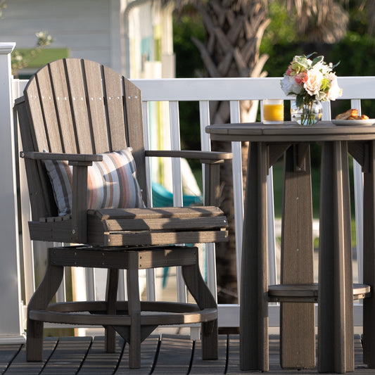 LuxCraft Adirondack Swivel Chair - Bar Height