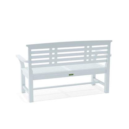 Sakura 2-Seater Teak Bench In White Finish
