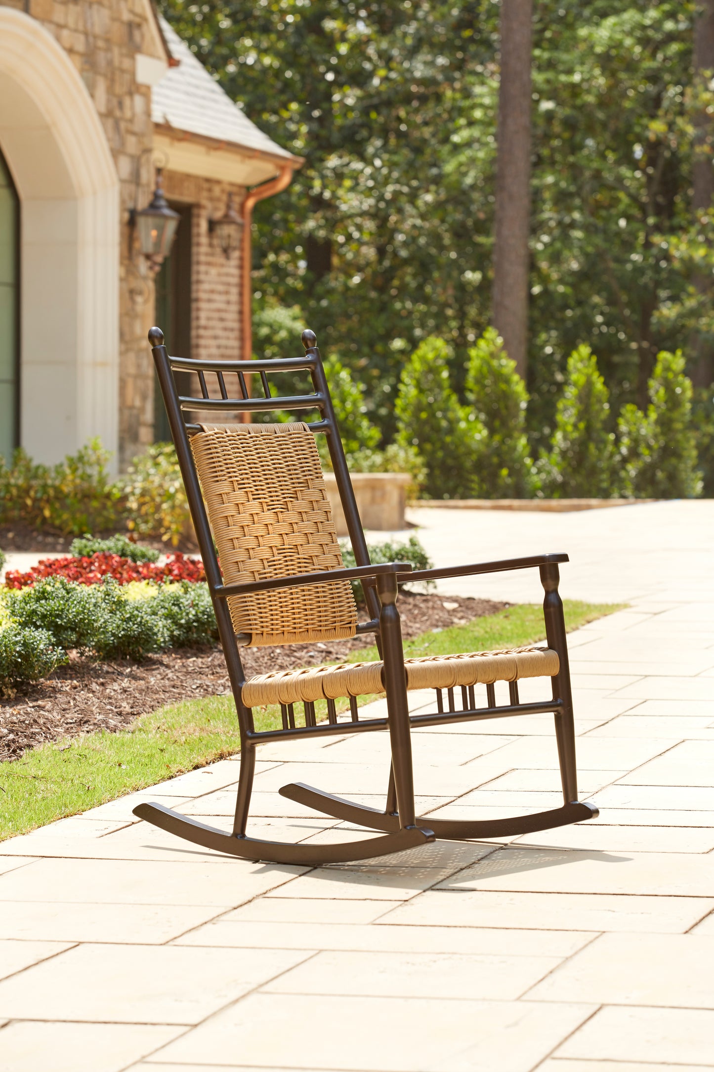 Lloyd Flanders Low Country Porch Rocker in Natural Finish