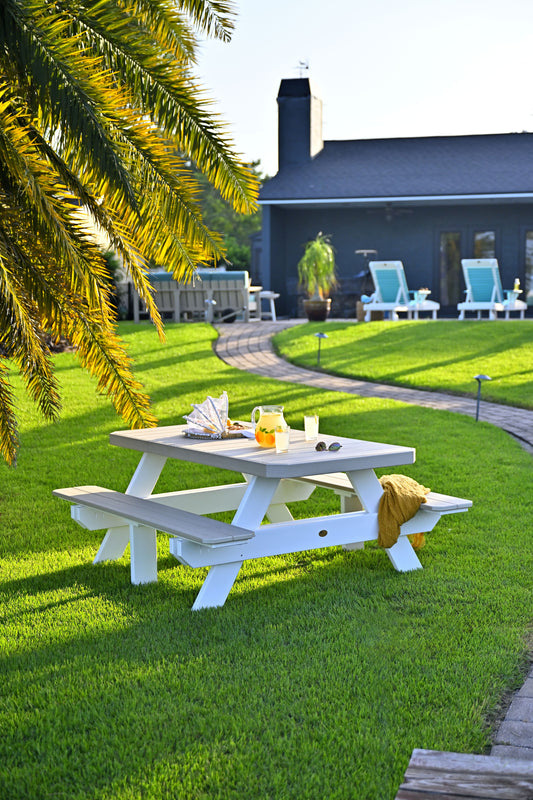 LuxCraft  6' Rectangular Picnic Table