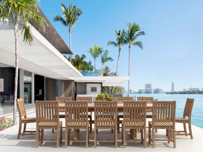 Sahara Rialto 13-Piece Rectangular Dining Set