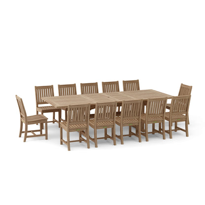 Sahara Rialto 13-Piece Rectangular Dining Set