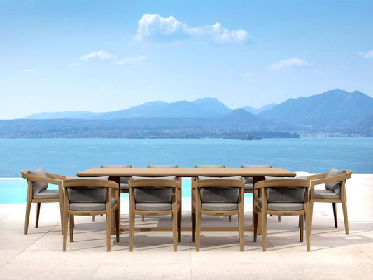 Toscana 11 Piece Dining Table Set