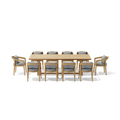 Toscana 11 Piece Dining Table Set
