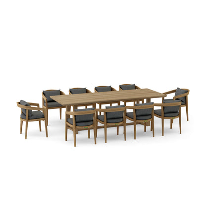 Toscana 11 Piece Dining Table Set