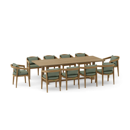 Toscana 11 Piece Dining Table Set